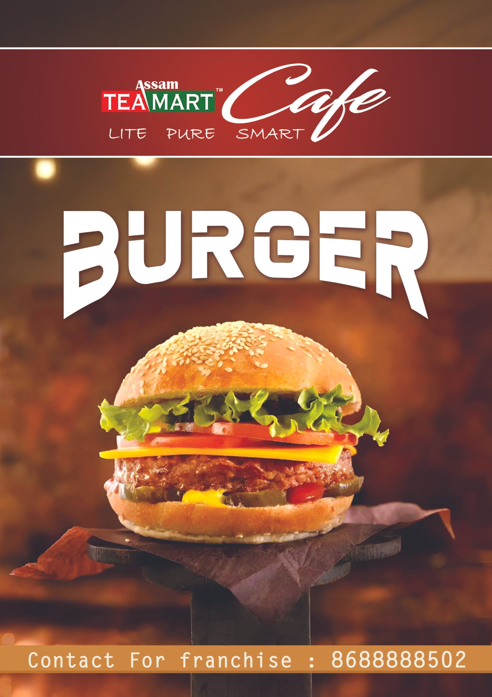 Assam Tea Mart Cafe burger