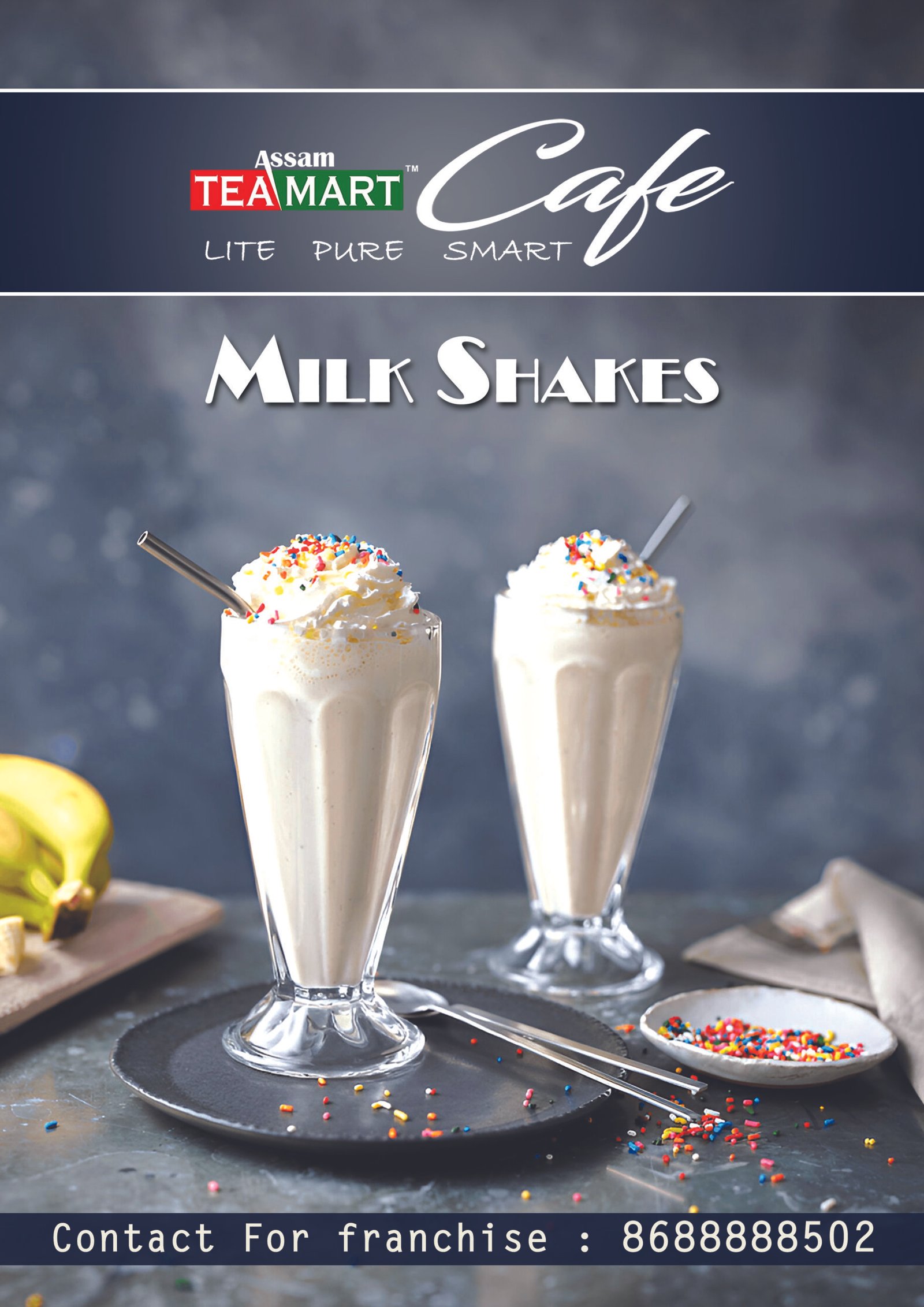 Assam Tea mart cafe Milkshakes