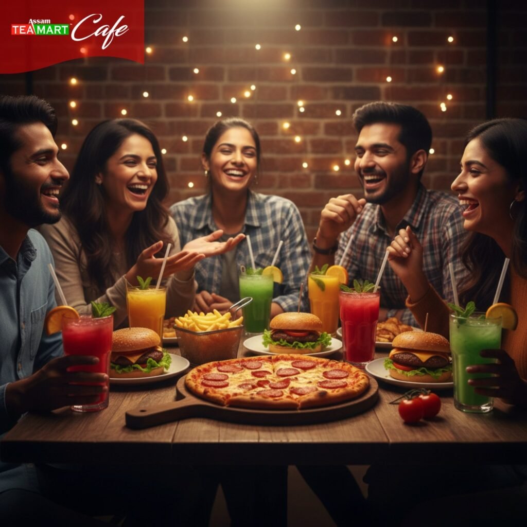 Your Craving Station: Pizza Hot, Burgers Juicy, Mocktails Frosty
